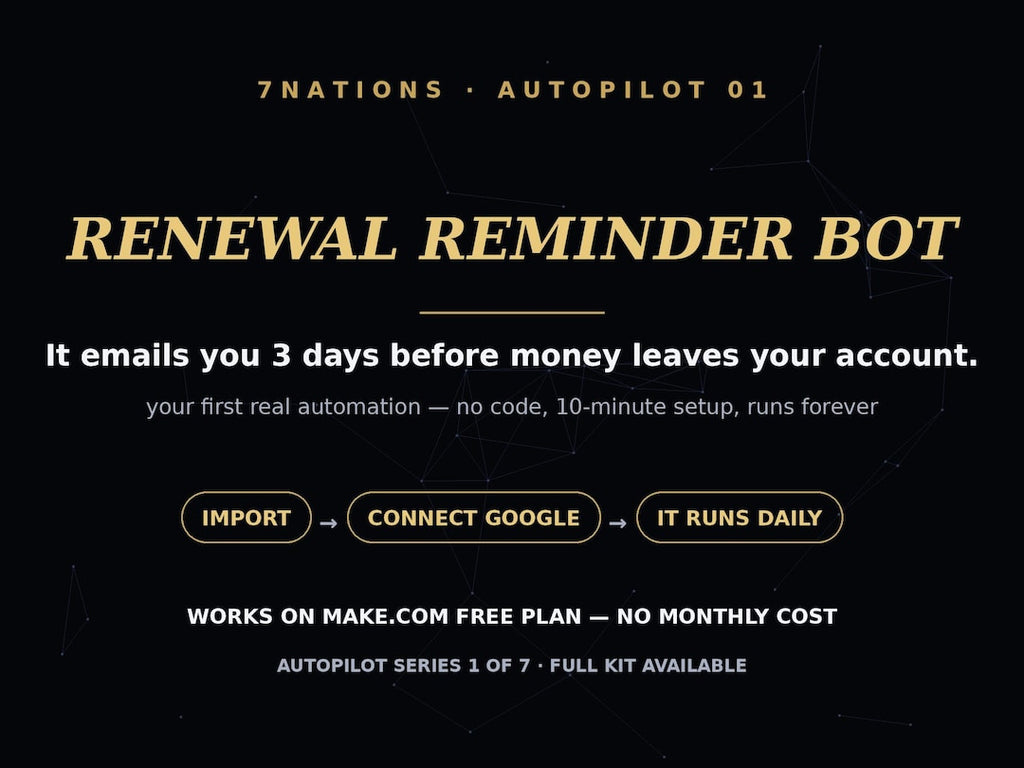 Subscription Renewal Reminder Bot
