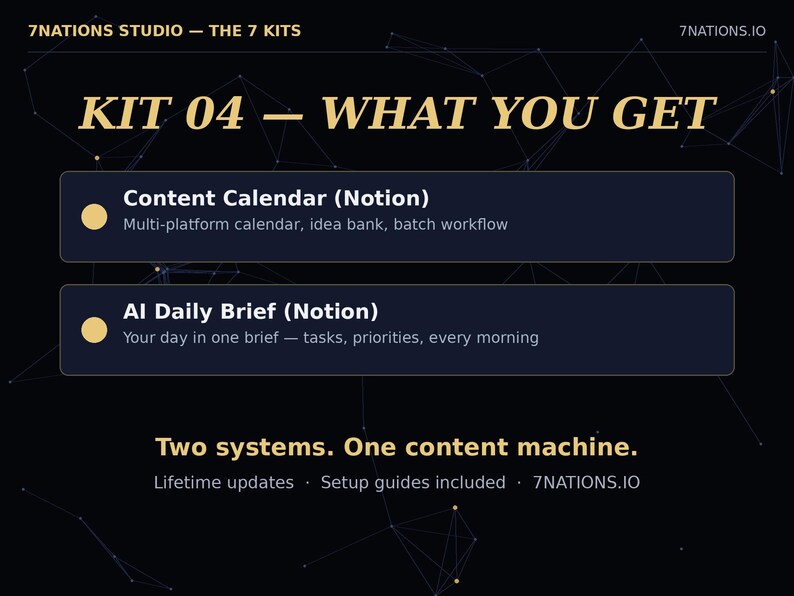 Content Calendar and AI Daily Brief