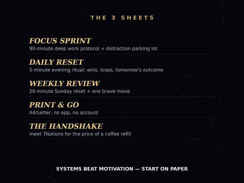 Focus Sprint System overview